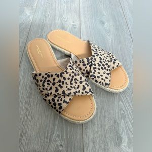 Animal Print Sandals Size 7